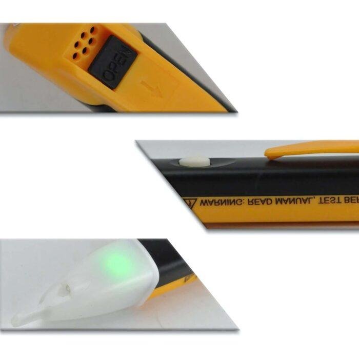 Caneta Teste De Tensão 90-1000v Cat 3 L,teste De Tomada - Imagem 3