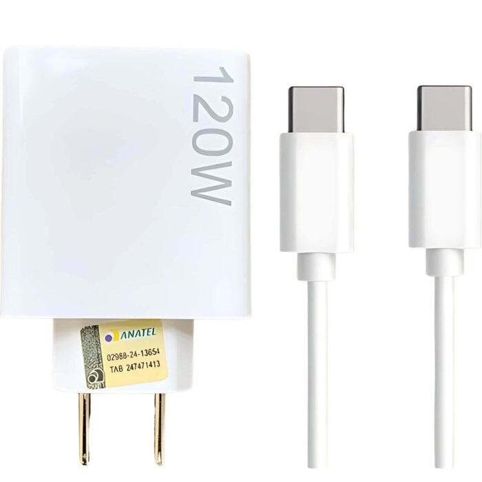 Carregador Turbo Power Celular 120w Cabo Tipo C/c Com Anatel - Imagem 2