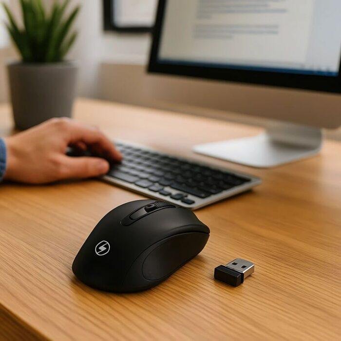 Mouse Sem Fio Usb 2.4ghz Gamer Ergonômico - Imagem 2