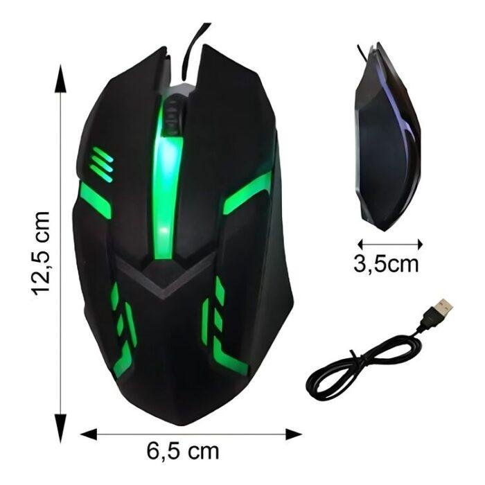Mouse Com Fio Alta Qualidade Rgb Óptico - Imagem 2