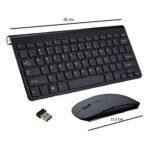 Kit Teclado E Mouse Sem Fio Preto - Imagem 3