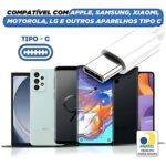Carregador Turbo Power Celular 120w Cabo Tipo C/c Com Anatel - Imagem 3