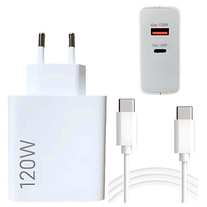 Carregador Turbo Power Celular 120w Cabo Tipo C/c Com Anatel - Imagem 1