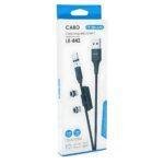 Cabo Com Conector Magnetico 3 Em 1 Preto 1m - Imagem 2