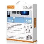 Cabo USB Super Carga A'gold Pro 5.0A CB07-3 - Imagem 3