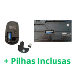 Kit de Teclado e Mouse sem Fio para escritório 2.4GHz Wireless Transmission - Imagem 3