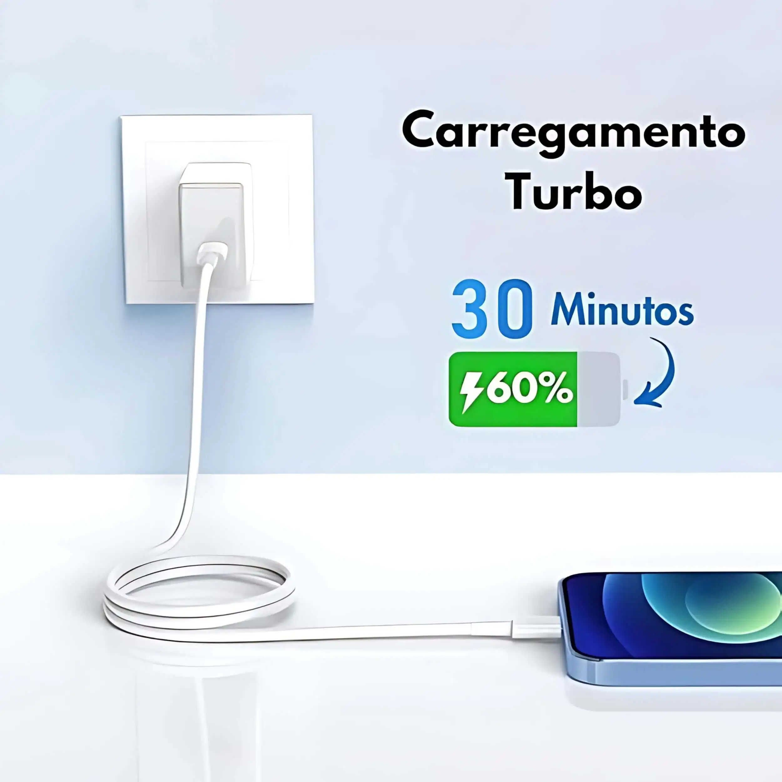 Cabo de Lightning para USB 1m - Imagem 3
