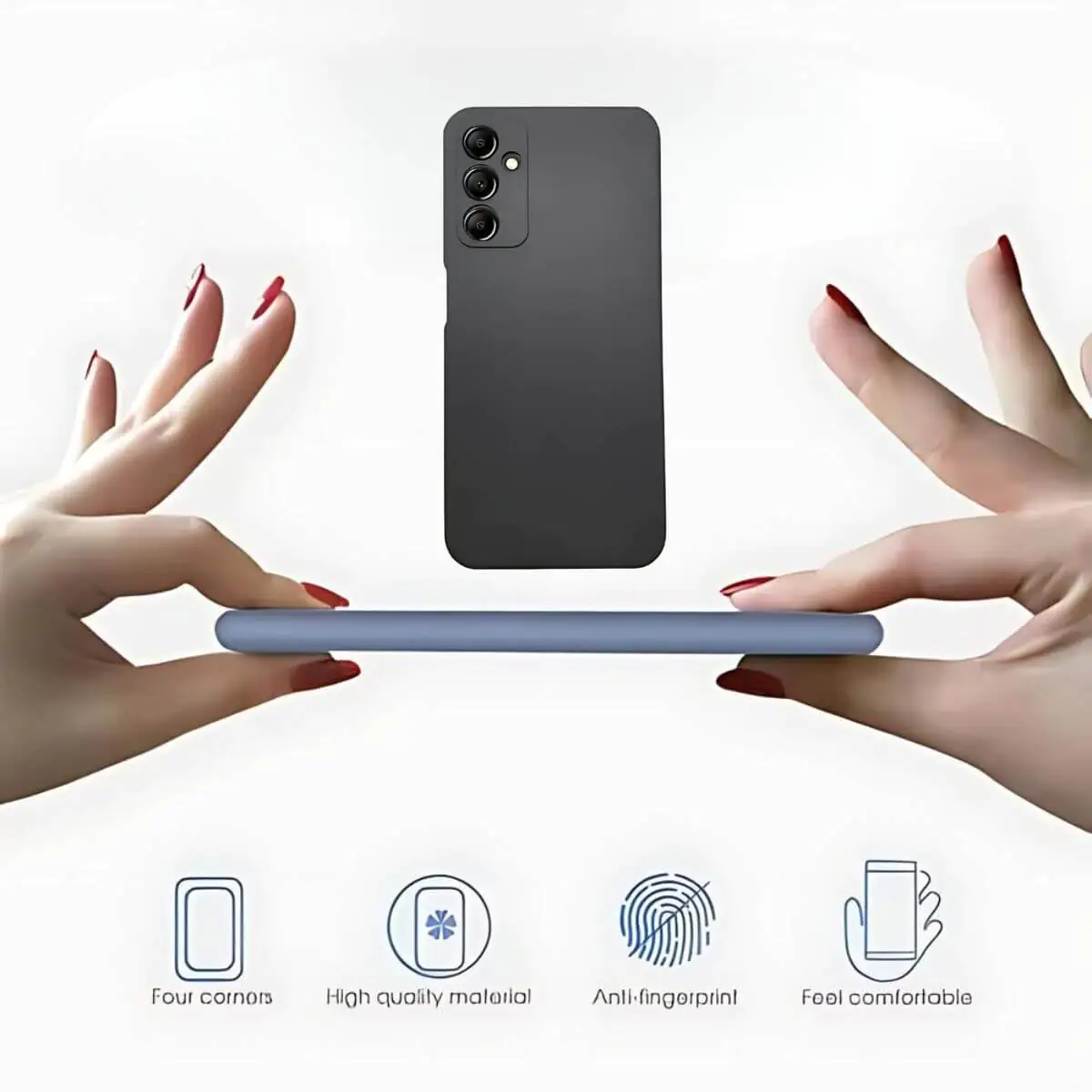 Capa Galaxy A15 4g/5g Tela 6.5 Aveludado Com Proteção - Imagem 4