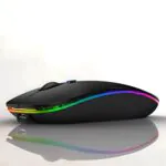 Mouse sem fio Recarregável RGB Silencioso Ergonômico - Imagem 4